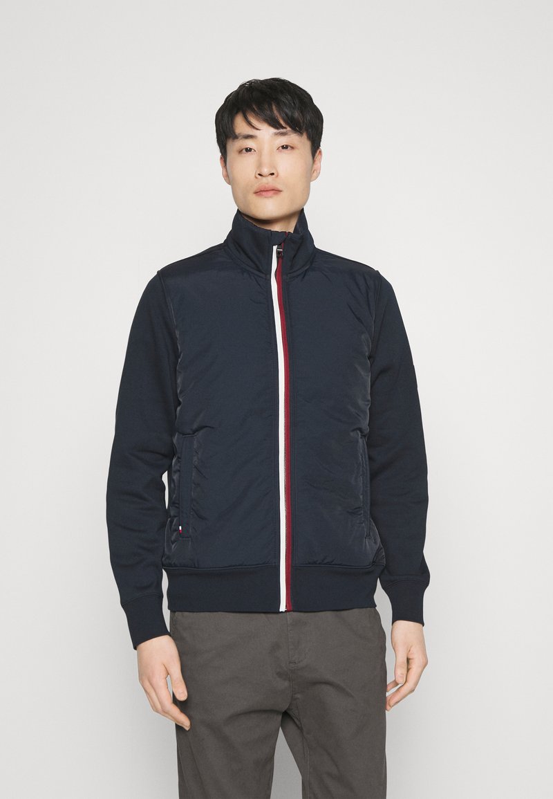 Tommy Hilfiger CLEAN MIX MEDIA STAND COLLAR Light jacket desert sky