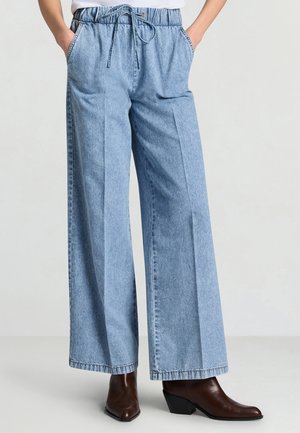 LUNGO UNITA - Jeans baggy - blu denim medio
