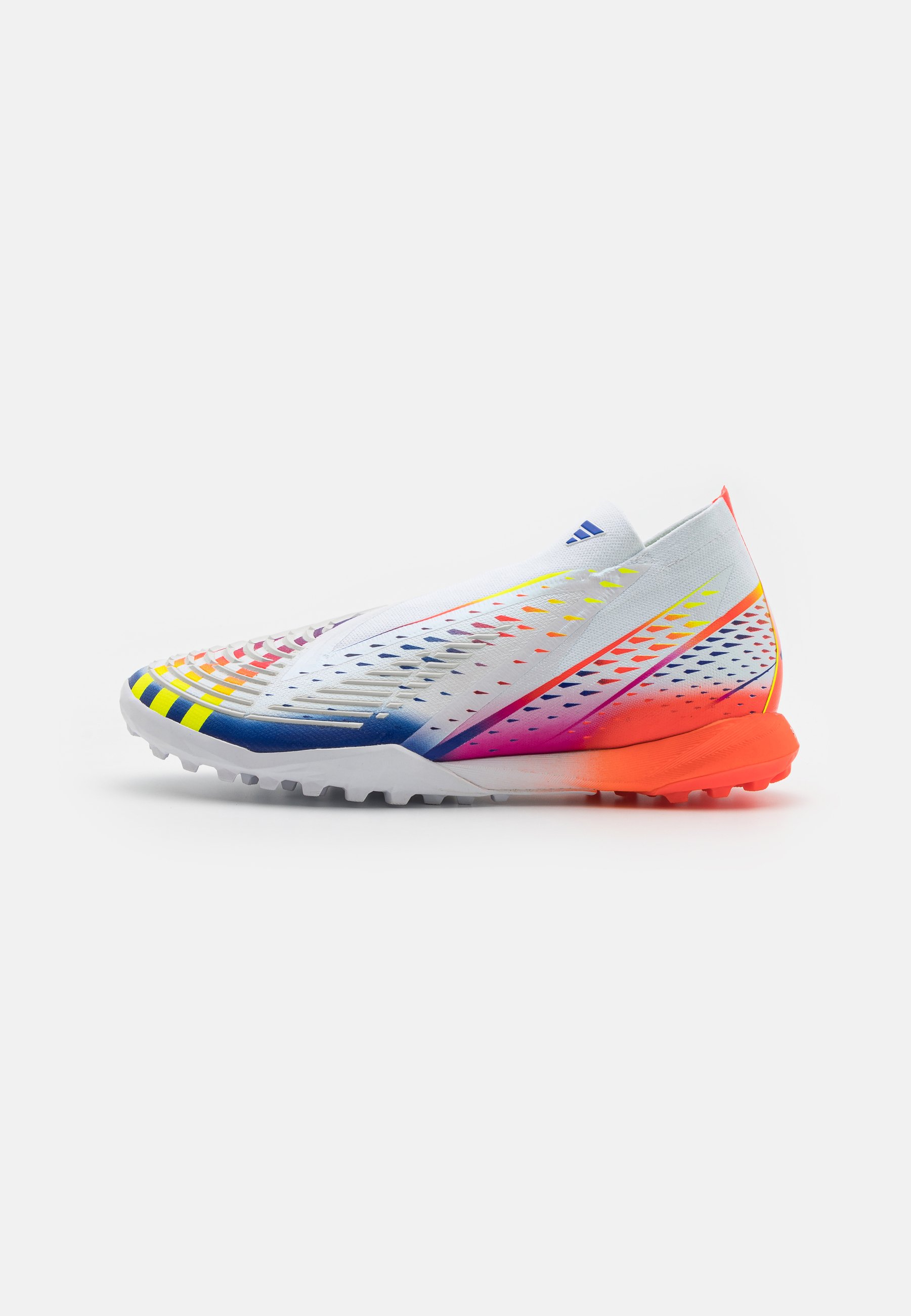 adidas Performance PREDATOR EDGE.1 TF Botas fútbol multitacos - footwear white/solar yellow/power blue/blanco -