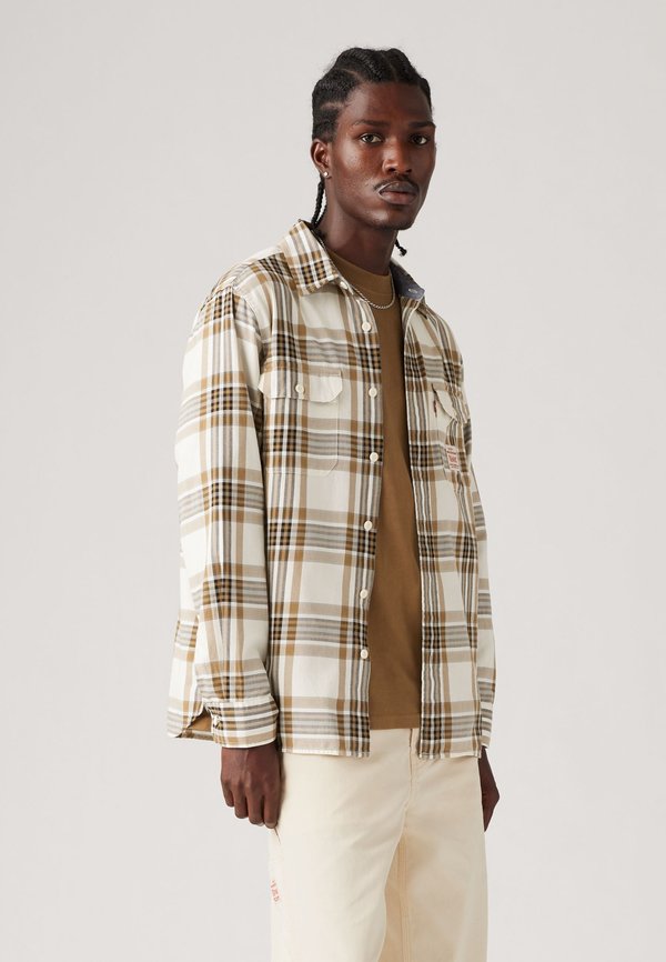 CLASSIC WORKER WORKWEAR - Shirt - siri plaid egret2