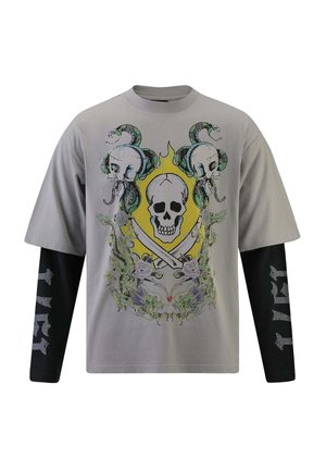 Ed Hardy Long sleeved top - grey black