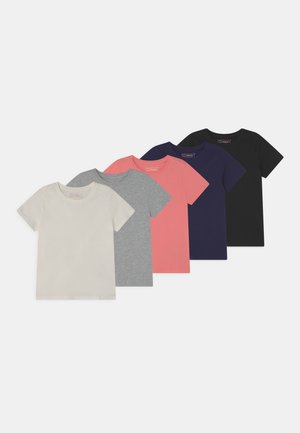 BASIC GIRLS 5 PACK - Basic T-shirt - multi-coloured