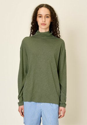 JACKSONVILLE - Top s dlhým rukávom - kaki vintage