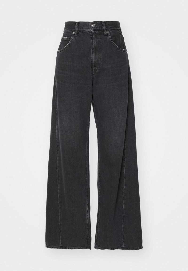 Replay Relaxed fit jeans zwart