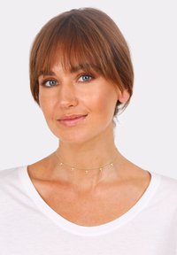 Elli - CHOKER CROSS - Ketting - gold-coloured Miniatuurafbeelding 1