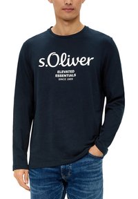 s.Oliver Langarmshirt - navy