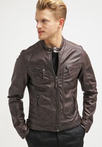 Oakwood - CASEY  - Lederjacke - dark brown Thumbnail-Bild 1