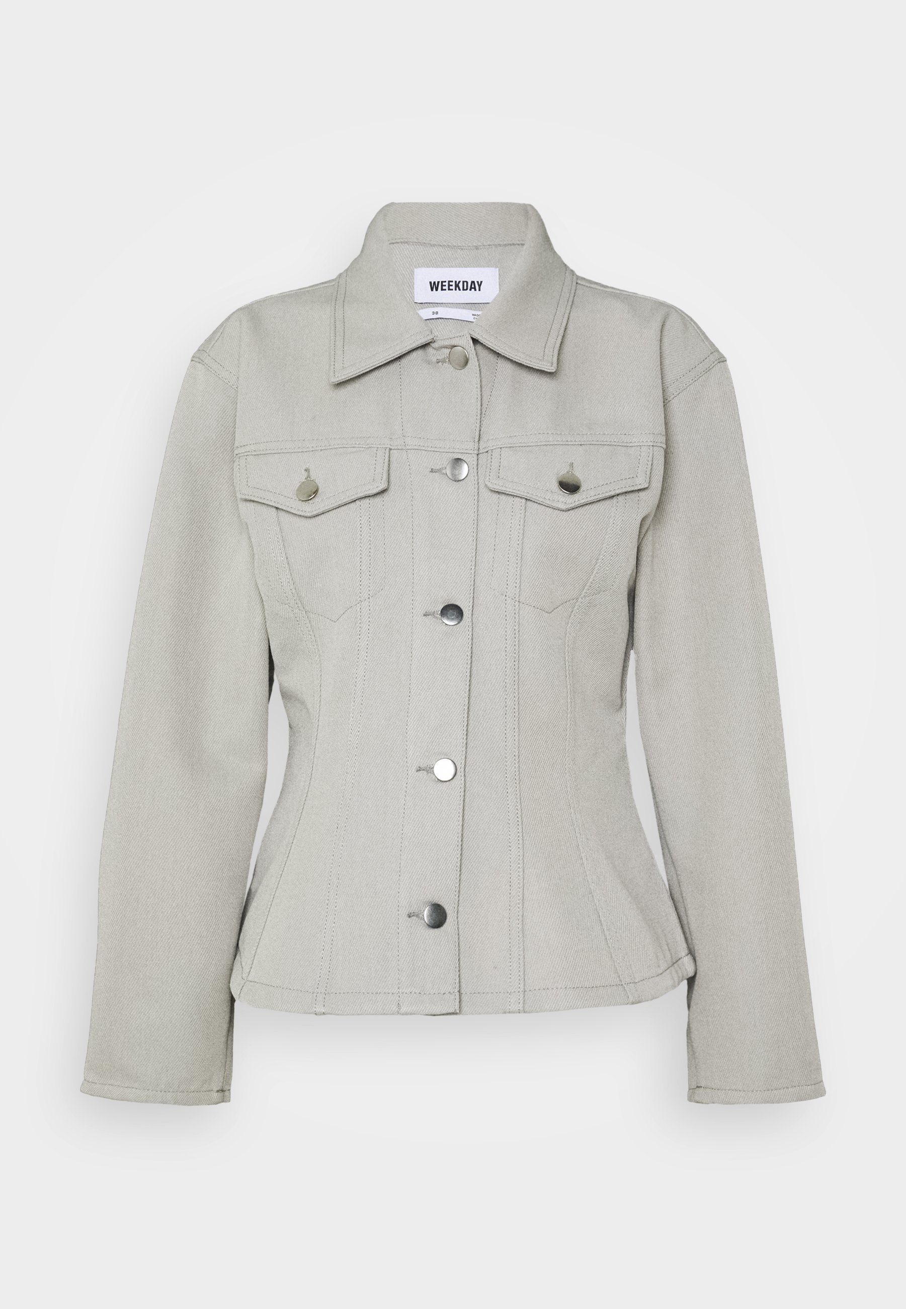 weekday white denim jacket