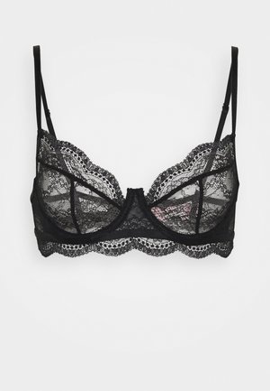ISABELLE DEMI UNPADDED - Beugel BH - black