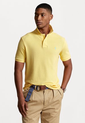 SLIM FIT MESH POLO SHIRT - Pikeepaita - corn yellow