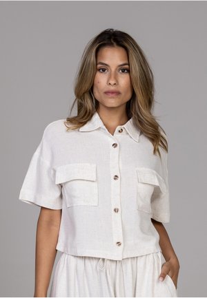 Estelou SHORTSLEEVE  - Chemisier - beige