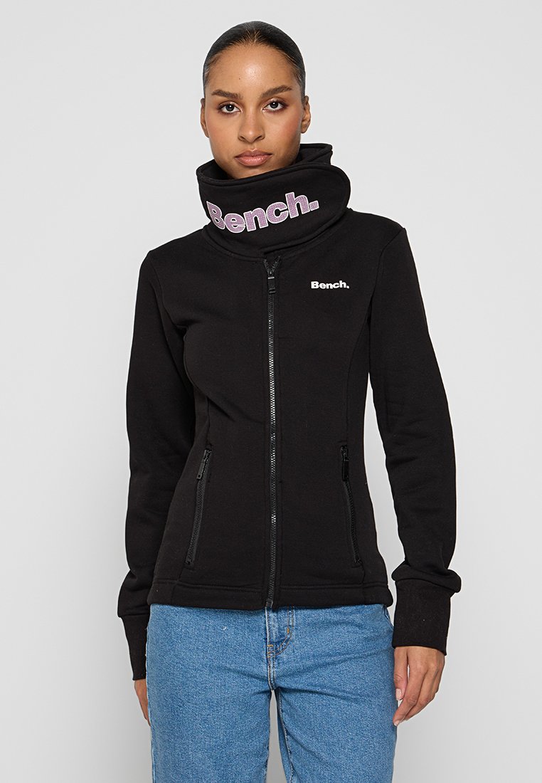 Bench Sweater met rits zwart