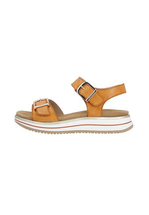 Sandalen met plateauzool - orange