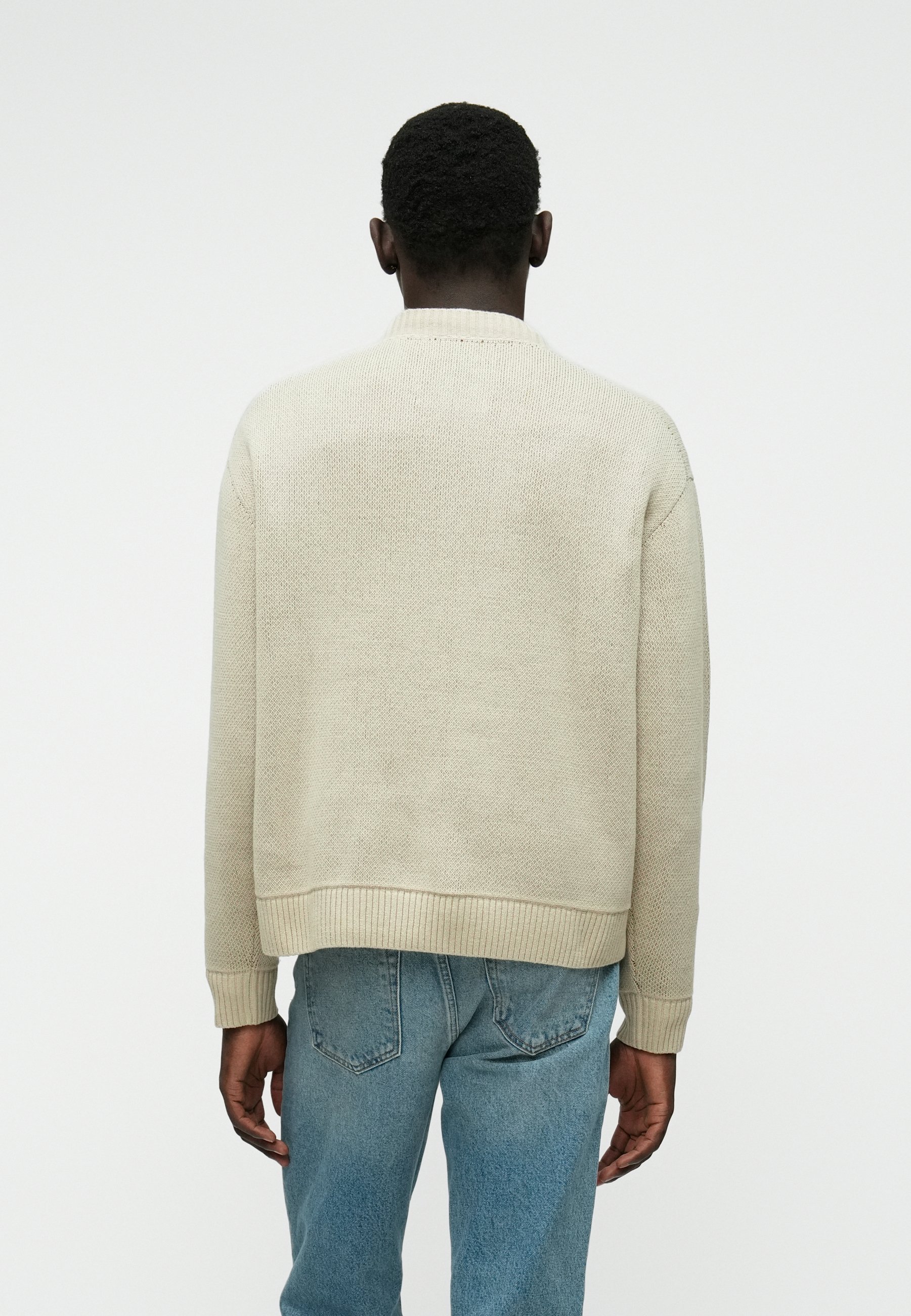 Abercrombie & Fitch ARCHIVE DUCK CREW - Jumper - beige - Zalando.co.uk