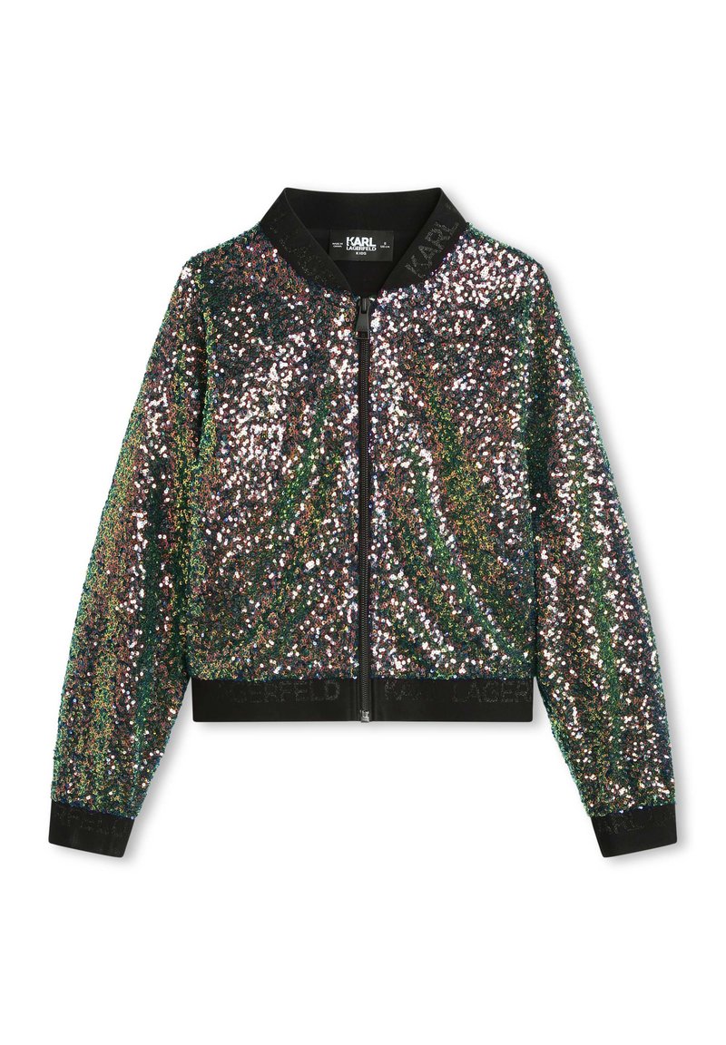 KARL LAGERFELD KIDS Bomberjacks groen KARL LAGERFELD KIDS Bomberjacks groen