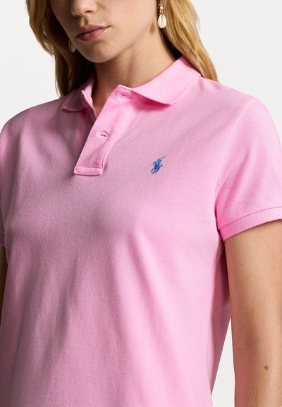 Polo Ralph Lauren BASIC MESH SHORT SLEEVE COTTON DRESS - Dienas kleita - carmel pink