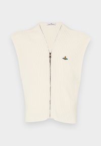 JESS ZIP UNISEX - Strukirani kaput - cream