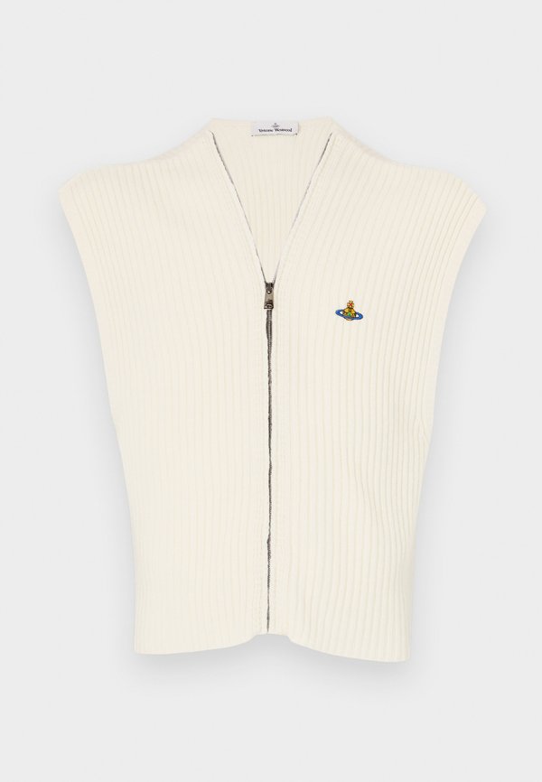JESS ZIP UNISEX - Waistcoat - cream2