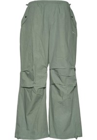 SMALL SIGNATURE PARACHUTE - Pantalon classique - dusty green