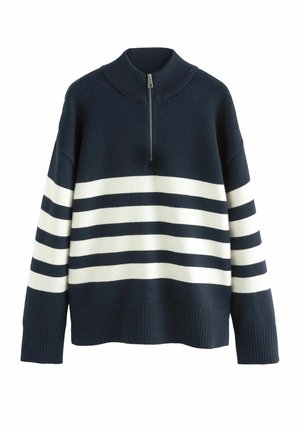 STRIPE - Svetr - navy blue