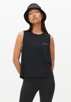 CLARA CROPPED - Top - black