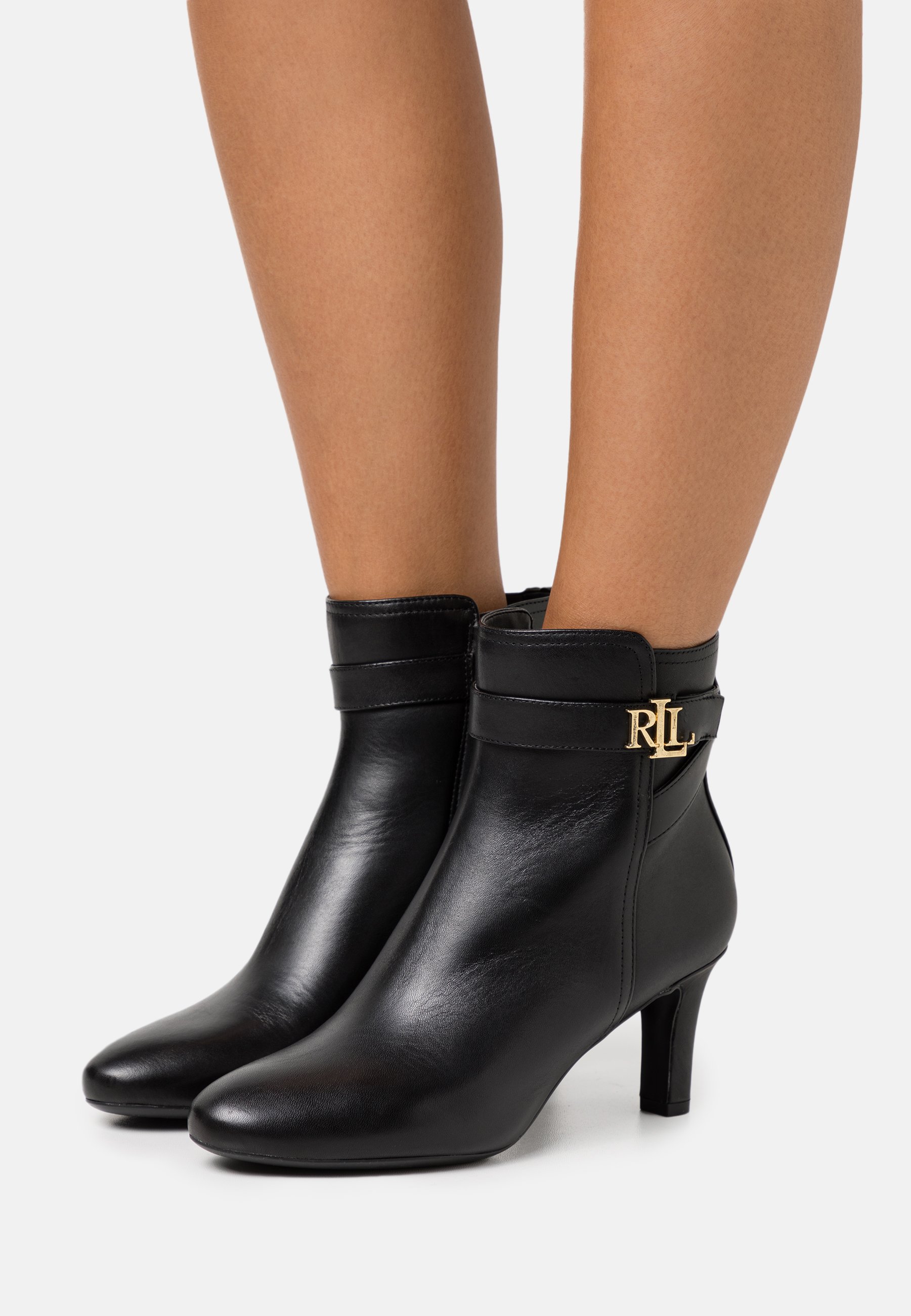 Lauren Ralph Lauren Arianne Stiefelette Black Schwarz Zalando De