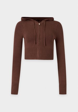 Even&Odd, Sweat zippé - brown