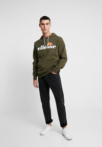 Ellesse GOTTERO - Jersey con capucha - khaki