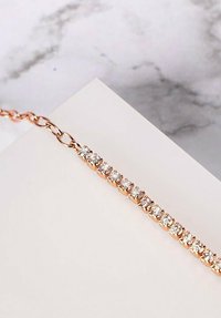 CHRIST ZIRKONIA - Bracciale - rose gold-coloured