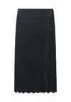 Falda cruzada - black