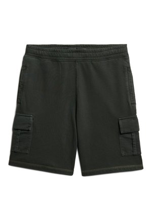 Superdry & Co, CONTRAST STITCH - Shorts - washed black