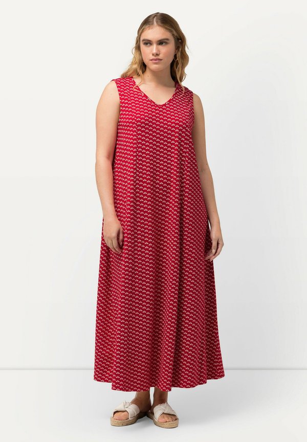 SLEEVELESS V-NECK  - Maxikleid - salsa