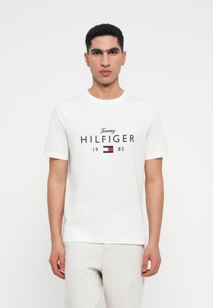 BRAND LOVE BIG TEE - Triko s potiskem - white