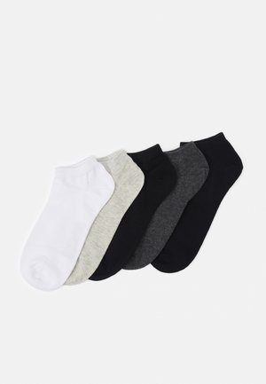 JACDONGO SOCKS 5 PACK - Calze - dark grey melange/black