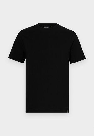 Lyle & Scott CLAMP LABELLED PLAIN  - Basic T-shirt - jet black