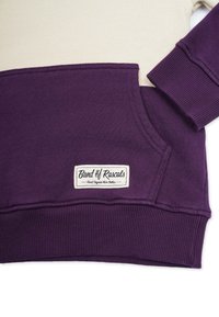 Band of Rascals HOODED 3C BLOCK - Hættetrøje - mustard dark purple