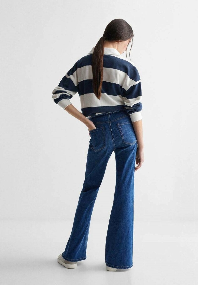 Mango Kids Vaqueros a campana medium blue/azul - Zalando.es