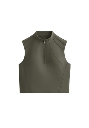 OYSHO EVERMOVE CREASE - Felső - brown
