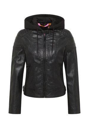 Leather jacket - black