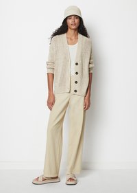 Marc O'Polo V-NECK - Kardigan - dusty field