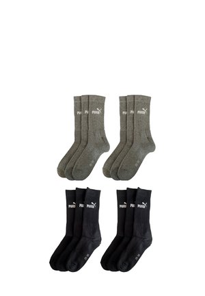CREW UNISEX 12 PACK - Socks - black/grey