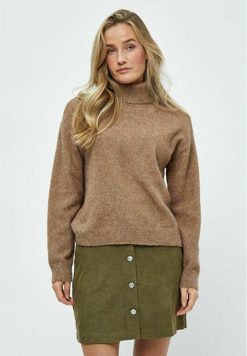 Desires DEGEA HIGH NECK PULLOVER - Strickpullover - pine bark