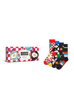 4-PACK FOOD GIFT SET - Socken - red