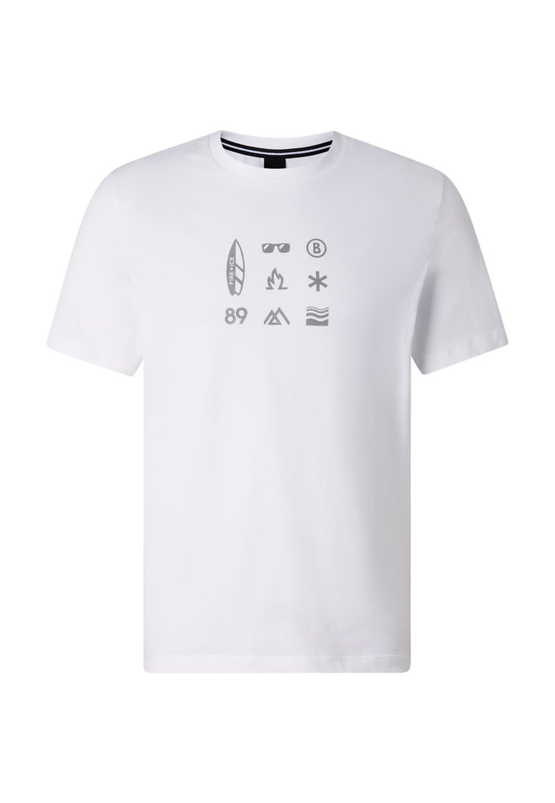 Bogner Fire + Ice T-shirt print wit Bogner Fire + Ice T-shirt print wit