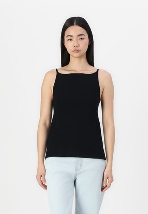 OTTOMAN HIGH NECK TANK - Top - black beauty