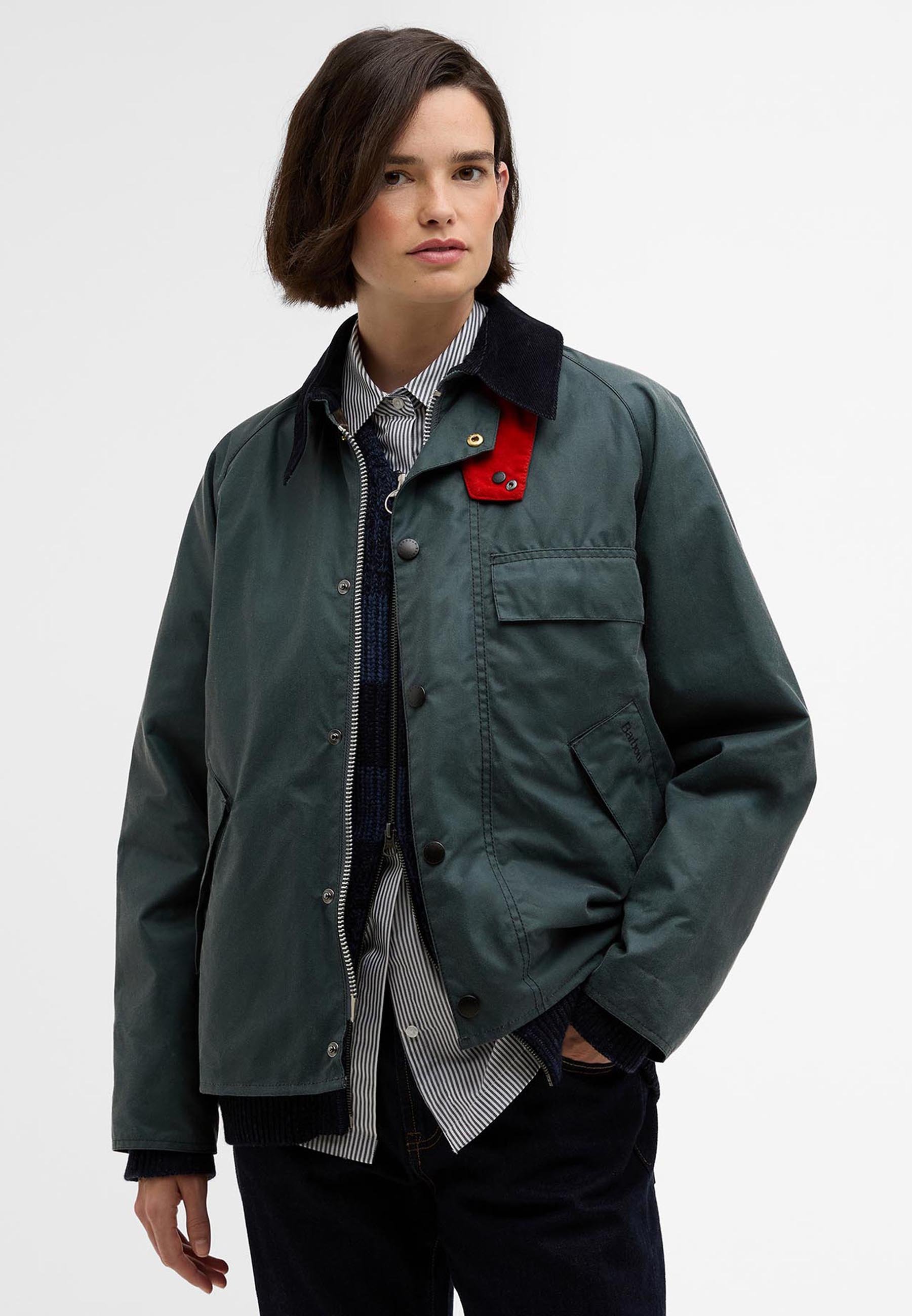 Paul Smith × Barbour Transport Barbour PAUL SMITH LOVES BARBOUR TRANSPORT WAXED JACKET UNISEX