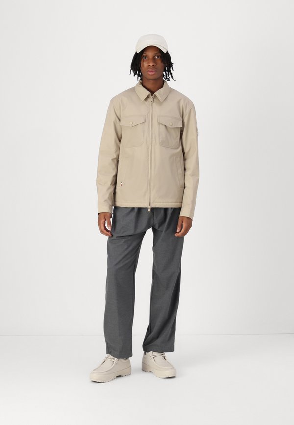 PADDED SHIRT JACKET - Light jacket - sandalwood2