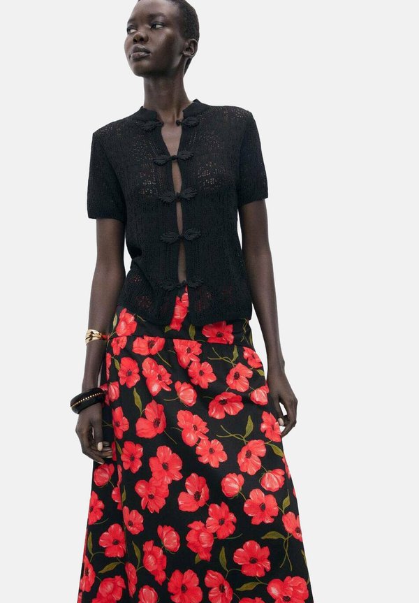 FLORAL-PRINT FLARED  - A-line skirt2