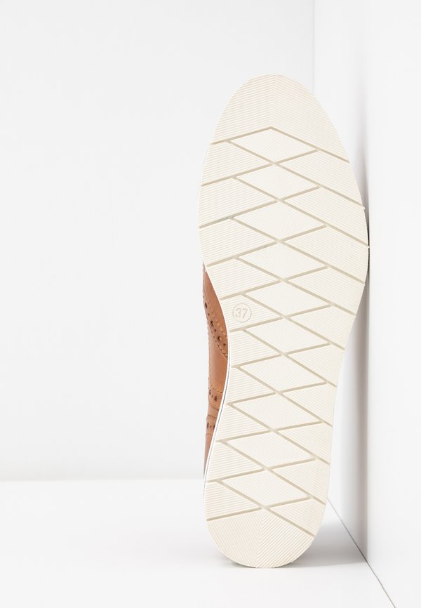 LEATHER - Casual lace-ups - cognac2