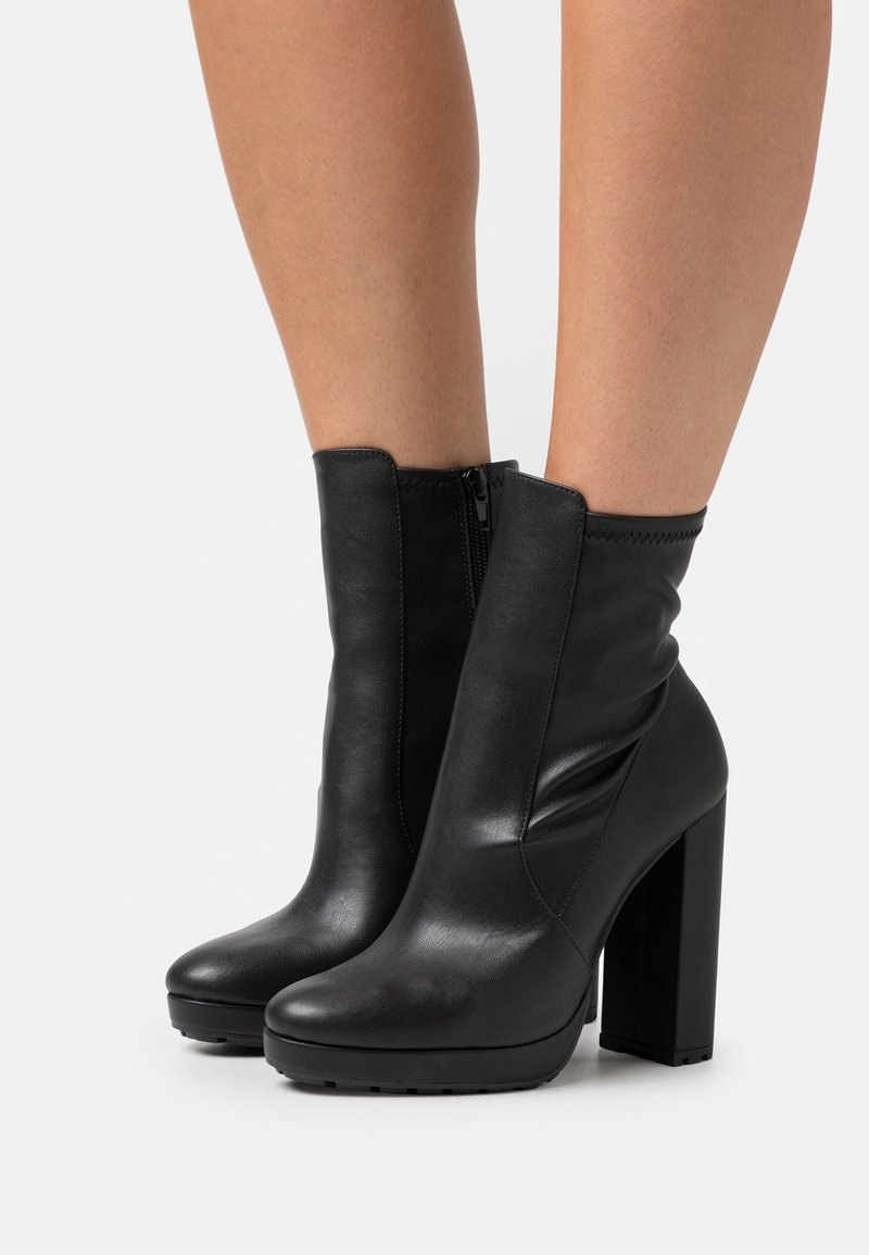 Botines Aldo Ocomatha Patent Mujer Negros Para Botas Planas Para